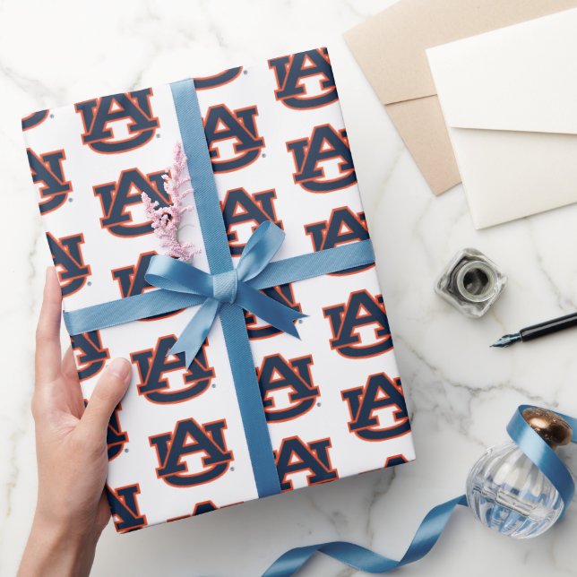 Papel De Regalo Universidad Auburn | Graduación (Regalar)