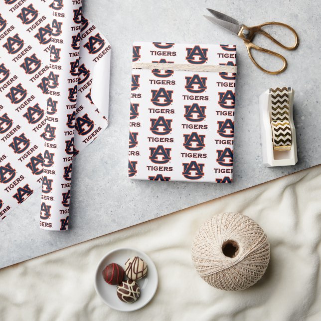 Papel De Regalo Universidad Auburn | Graduación