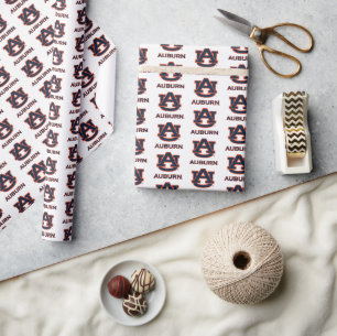 Papel De Regalo Universidad Auburn   Graduación