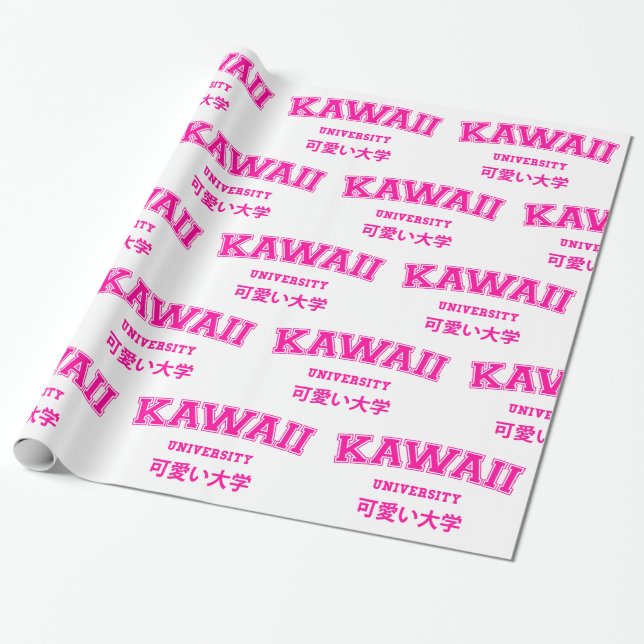 PAPEL DE REGALO UNIVERSIDAD DE KAWAII (Desenrollado)
