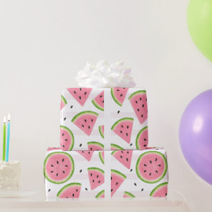 Papel de Regalo Uno en un Melón Patrón de Sandía