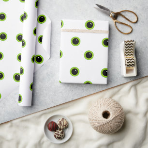 Papel De Regalo Unos ojos verdes divertidos