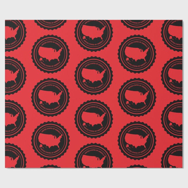 PAPEL DE REGALO USA (Superficie plana)