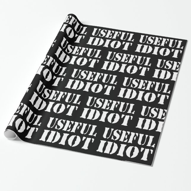 PAPEL DE REGALO USEFUL IDIOT (Desenrollado)