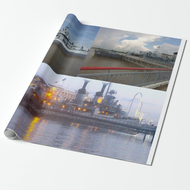 PAPEL DE REGALO USS KIDD DD 661 (Desenrollado)