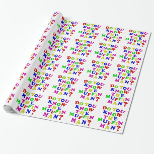 Papel De Regalo ¿Usted conoce al hombre de mollete?