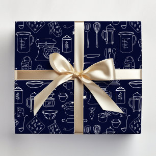 Papel De Regalo Utensilios de cocina minimalistas modernos