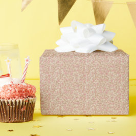 Papel De Regalo Utilitario Retro Rosa de los 40 Terroso