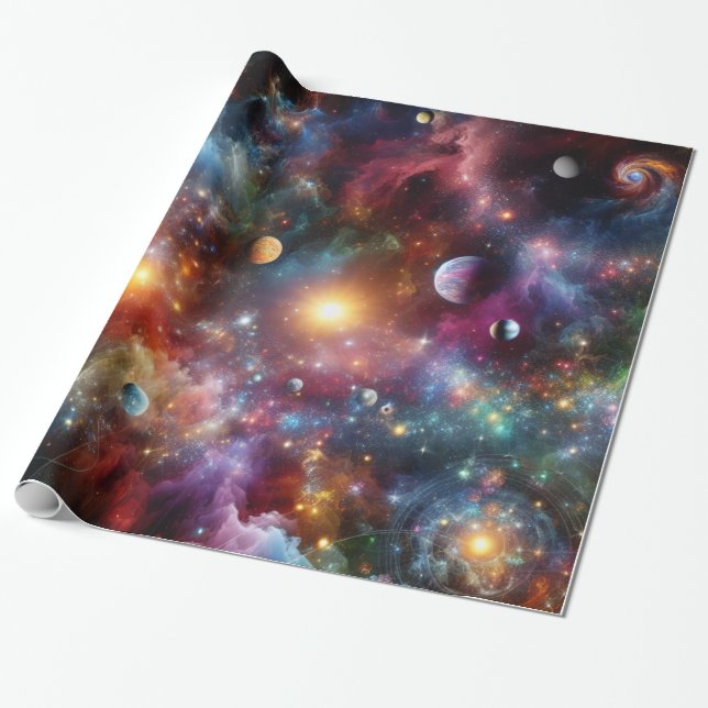 PAPEL DE REGALO UTOPIA COSMIC (Desenrollado)