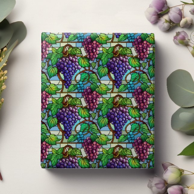 Papel De Regalo Uvas de vidrio manchado (Subido por el creador)