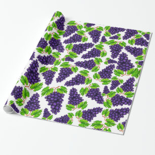 Papel De Regalo Uvas Italia Italiano Toscano Lujo