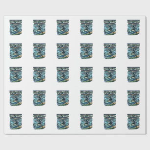 Papel De Regalo Uzbekistán Modo Gol Esqueleto Delantero Naciones C