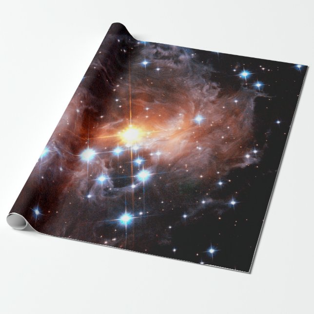 Papel De Regalo V838 Monocerotis Red Supergigante Estrella Hubble  (Desenrollado)