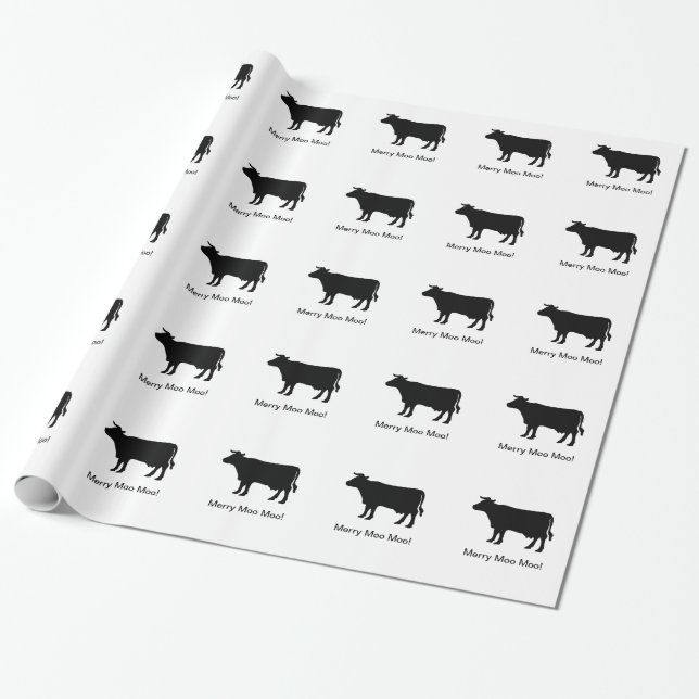 Papel De Regalo Vaca (Desenrollado)
