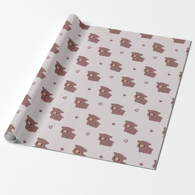 Papel De Regalo Vaca Dexter (Desenrollado)