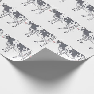 Papel De Regalo Vaca Holstein