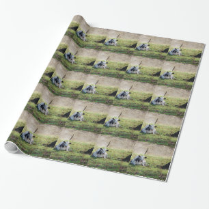 Papel De Regalo Vaca lechera en reposo
