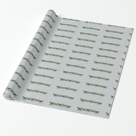 Papel De Regalo Vacaciones de acebo