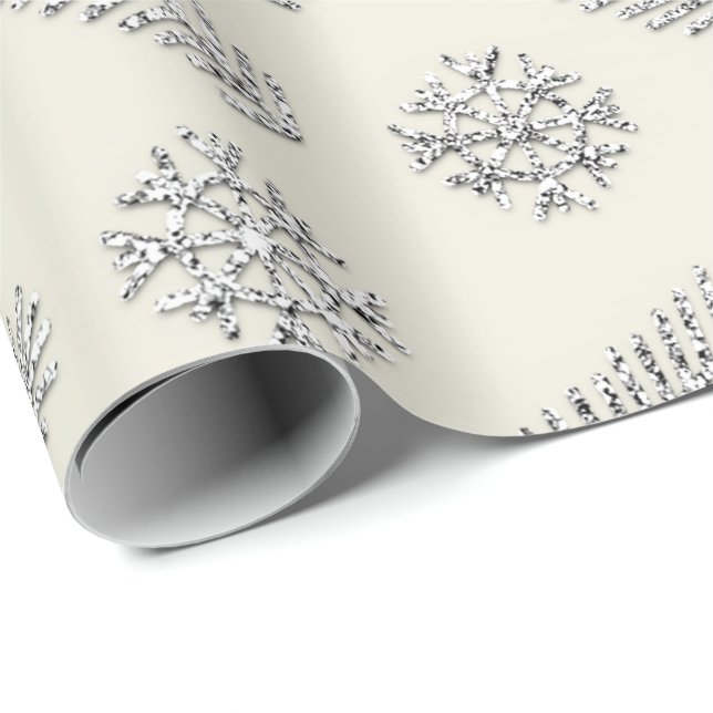 Papel De Regalo Vacaciones de árbol de navidad de Purpurina de mar (Esquina del rollo)