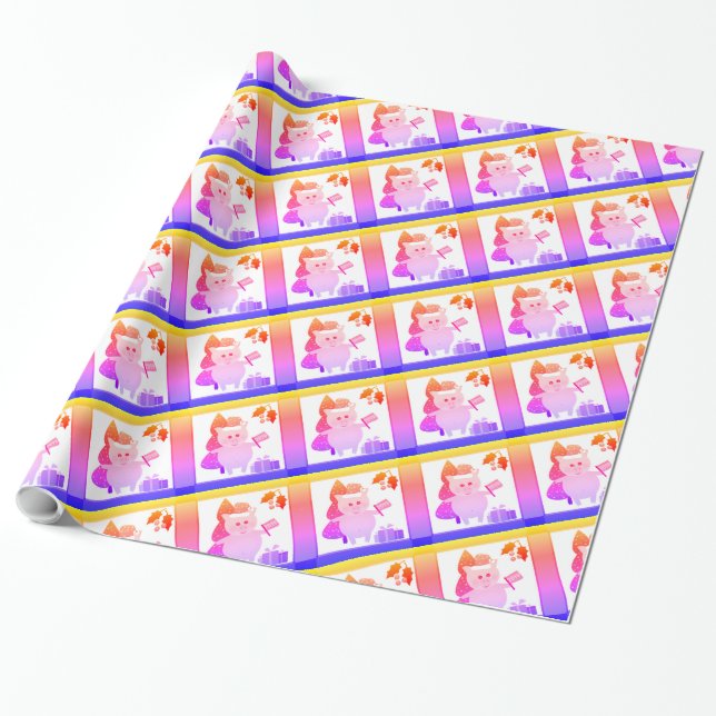 Papel De Regalo vacaciones de navidades (Desenrollado)