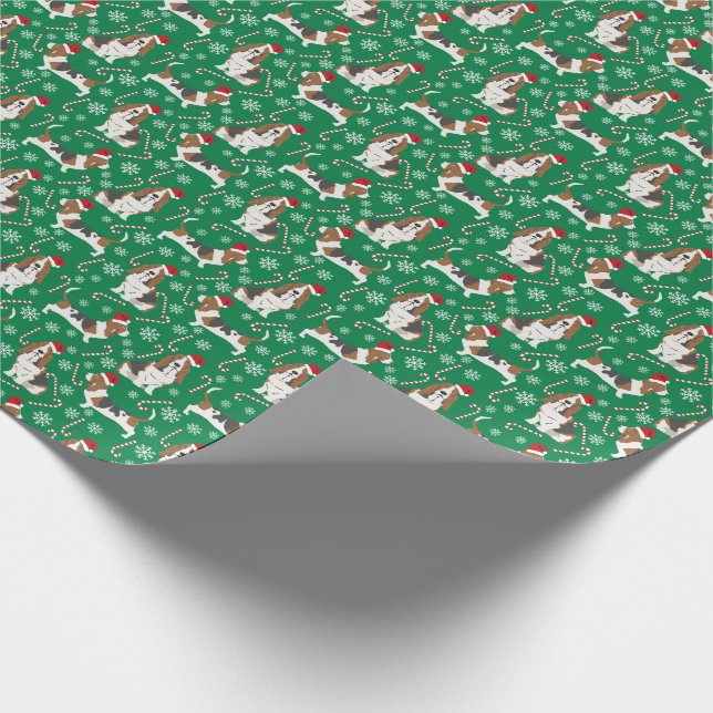 Papel De Regalo Vacaciones de Navidades de hebillas de base (Esquina)