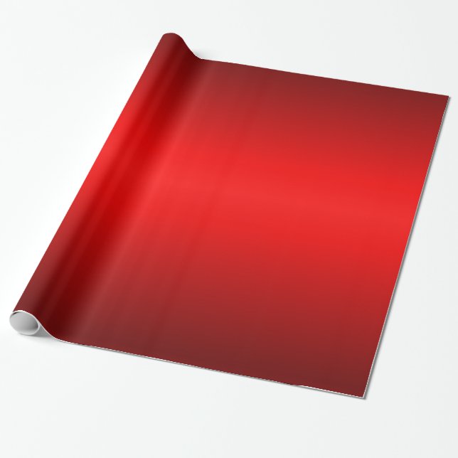 Papel De Regalo Vacaciones resplandecientes rojas (Desenrollado)