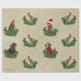 Papel De Regalo Vacaciones rusas de pollo