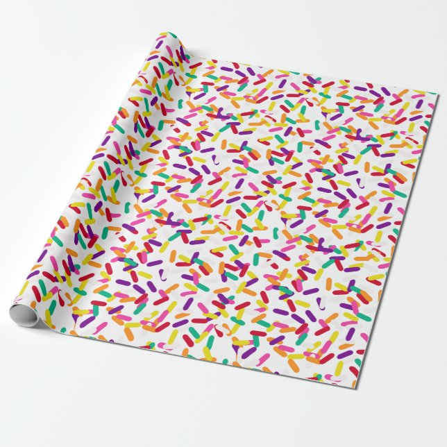 Papel De Regalo Vainilla Sprinkles (Desenrollado)