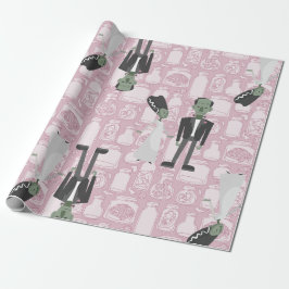 Papel De Regalo valentines bride frankenstein monstruos