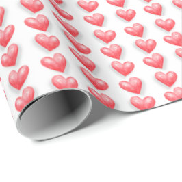 Papel De Regalo Valentine's Hearts 