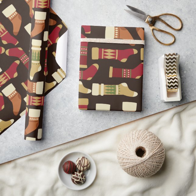 Papel De Regalo Vallas de Navidad antiguas | Vacaciones (Artesanía)