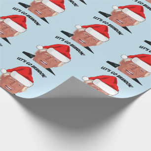 PAPEL DE REGALO ¡VAMOS A BRANDON! NAVIDADES TRUMP 