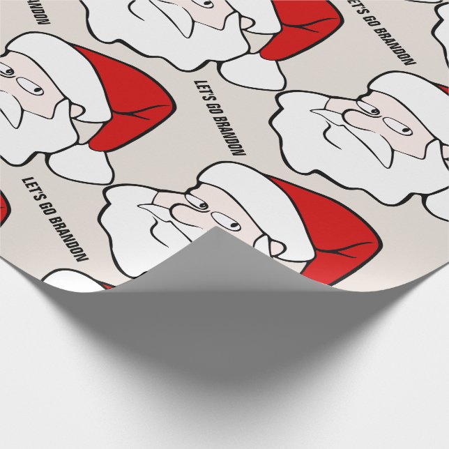 PAPEL DE REGALO VAMOS A BRANDON SANTA CLAUS  (Esquina)