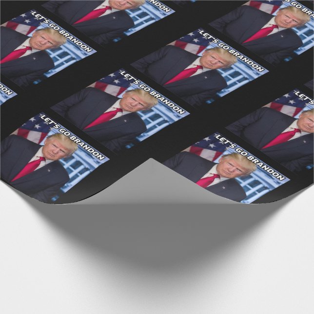 PAPEL DE REGALO VAMOS A BRANDON TRUMP WRAPPING PAPER (Esquina)