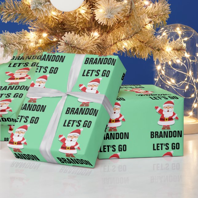 PAPEL DE REGALO VAMOS A LOS NAVIDADES DE BRANDON SANTA  (Vacaciones)