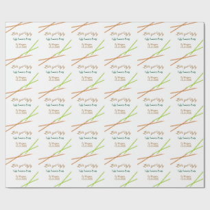 Papel De Regalo Vamos a tener una fiesta fea de Navidad con suéter
