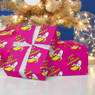 Papel De Regalo ¡Vamos a Volvernos Locos, Rosa Brillante