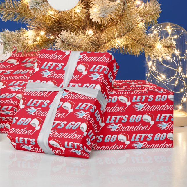 Papel De Regalo Vamos Navidades de Brandon (Vacaciones)