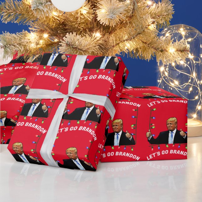 Papel De Regalo VAMOS Navidades DE BRANDON TRUMP (Vacaciones)