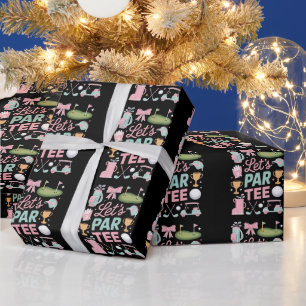 Papel De Regalo Vamos Par Tee Golf Coqueta Regalos para Amantes de