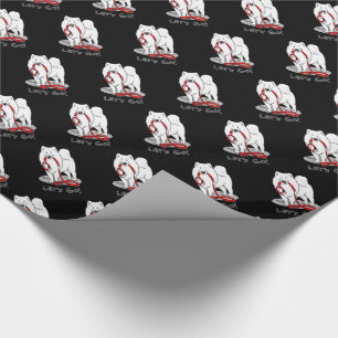 Papel De Regalo ¡Vamos! Samoyed & leash