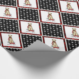 Papel De Regalo ¡Vamos! Walk Wheaten Terrier Dog (trigo 1b2)