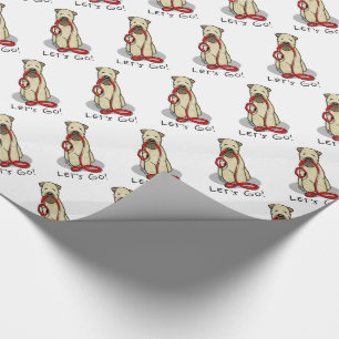Papel De Regalo ¡Vamos! Walk Wheaten Terrier Dog (trigo 1b2)