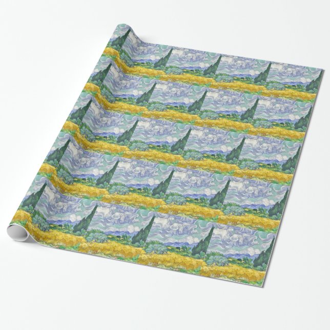 Papel De Regalo Van gogh (Desenrollado)
