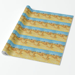 Papel De Regalo Van Gogh; cosecha en Provenza