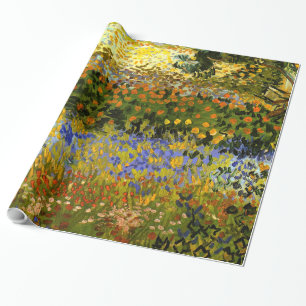 Papel De Regalo Van Gogh - Jardín de flores en Arles
