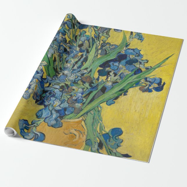 Papel De Regalo Van Gogh Vase con el impresionismo clásico irlandé (Desenrollado)