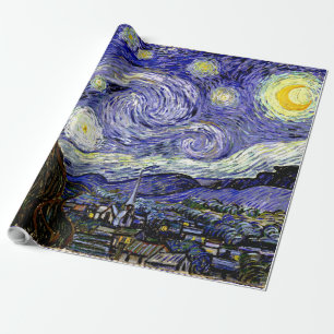Papel De Regalo Van Gogh's Starry Night, 1889