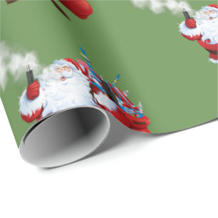 Papel De Regalo VAPE   Vaping Santa Merry Christmas
