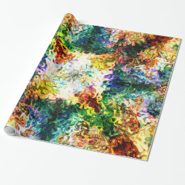 Papel De Regalo Vapores del arcoiris torcidos tres